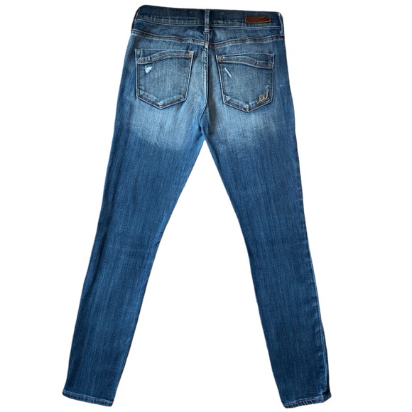 Express Jeans Mid Rise Jean Leggings Size 0 Short - Picture 2 of 8